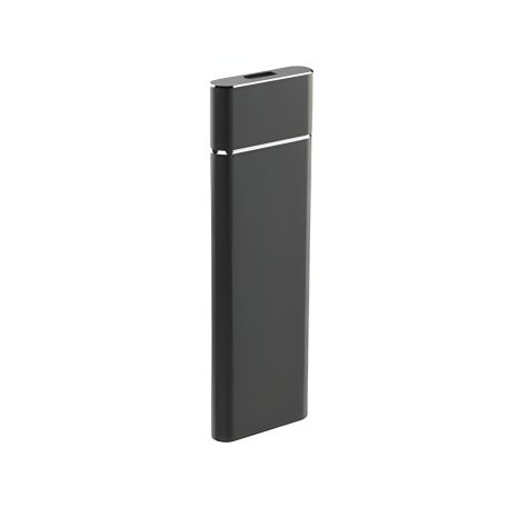 Портативна кишеня для SSD T24 M.2 NGFF USB3.1 SATA 6Gbps, Type-C, Black
