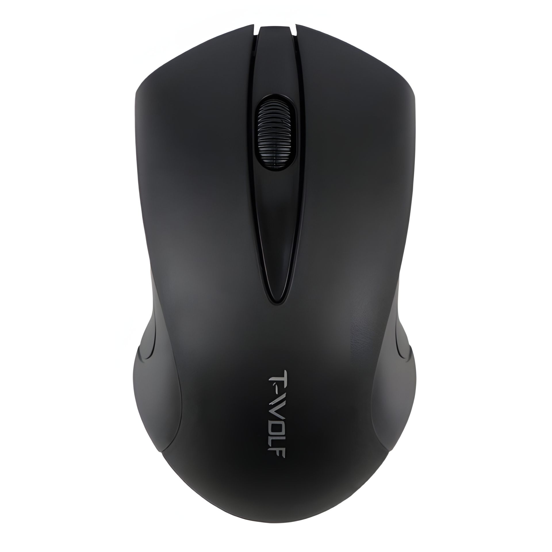 TWolf Q2 бездротова миша, 2.4G, 1000DPI, 1xAA, чорна TWolf Q2 бездротова миша, 2.4G, 1000DPI, 1xAA, чорна