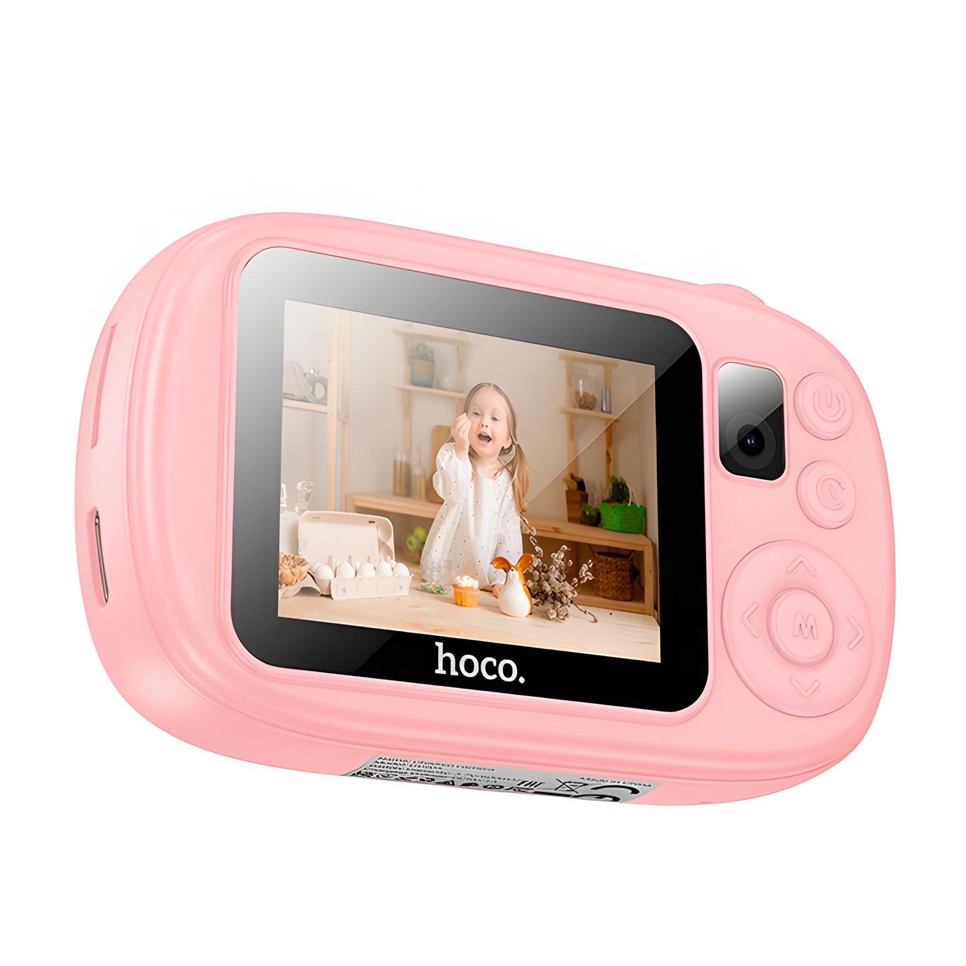 Дитячий фотоапарат Hoco DV205, 20MP, 720P, 600mAh, TF (до 64ГБ), рожевий Дитячий фотоапарат Hoco DV205, 20MP, 720P, 600mAh, TF (до 64ГБ), рожевий