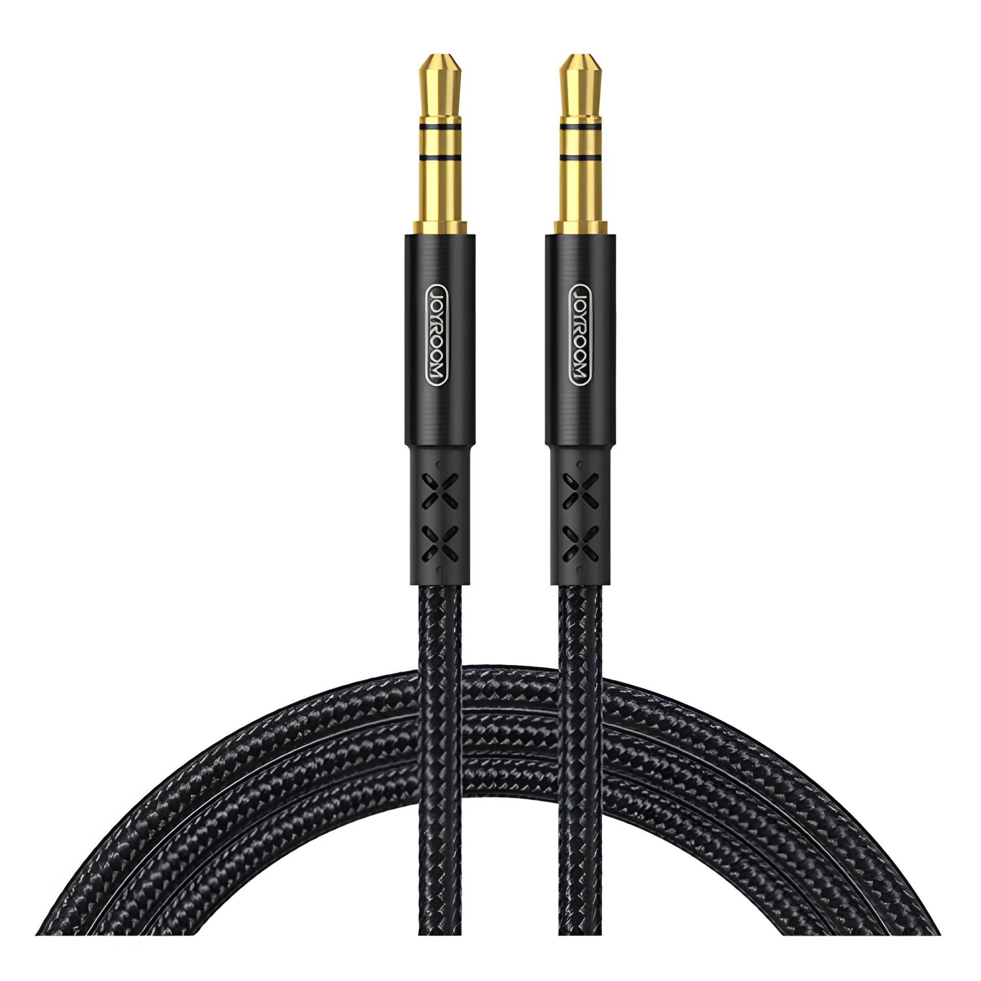 Аудио кабель для авто JOYROOM SY-20A1 AUX стерео |2M| черный Аудио кабель для авто JOYROOM SY-20A1 AUX стерео |2M| черный