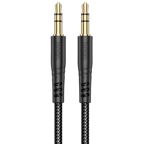HOCO UPA24 Smooth AUX Audio Cable |1m| black HOCO UPA24 Smooth AUX Audio Cable |1m| black
