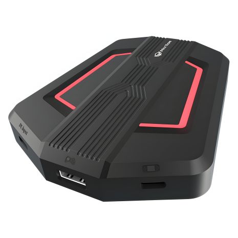 MeeTion MT-AP015 Gaming Keyboard And Mouse Adapter Hub Black