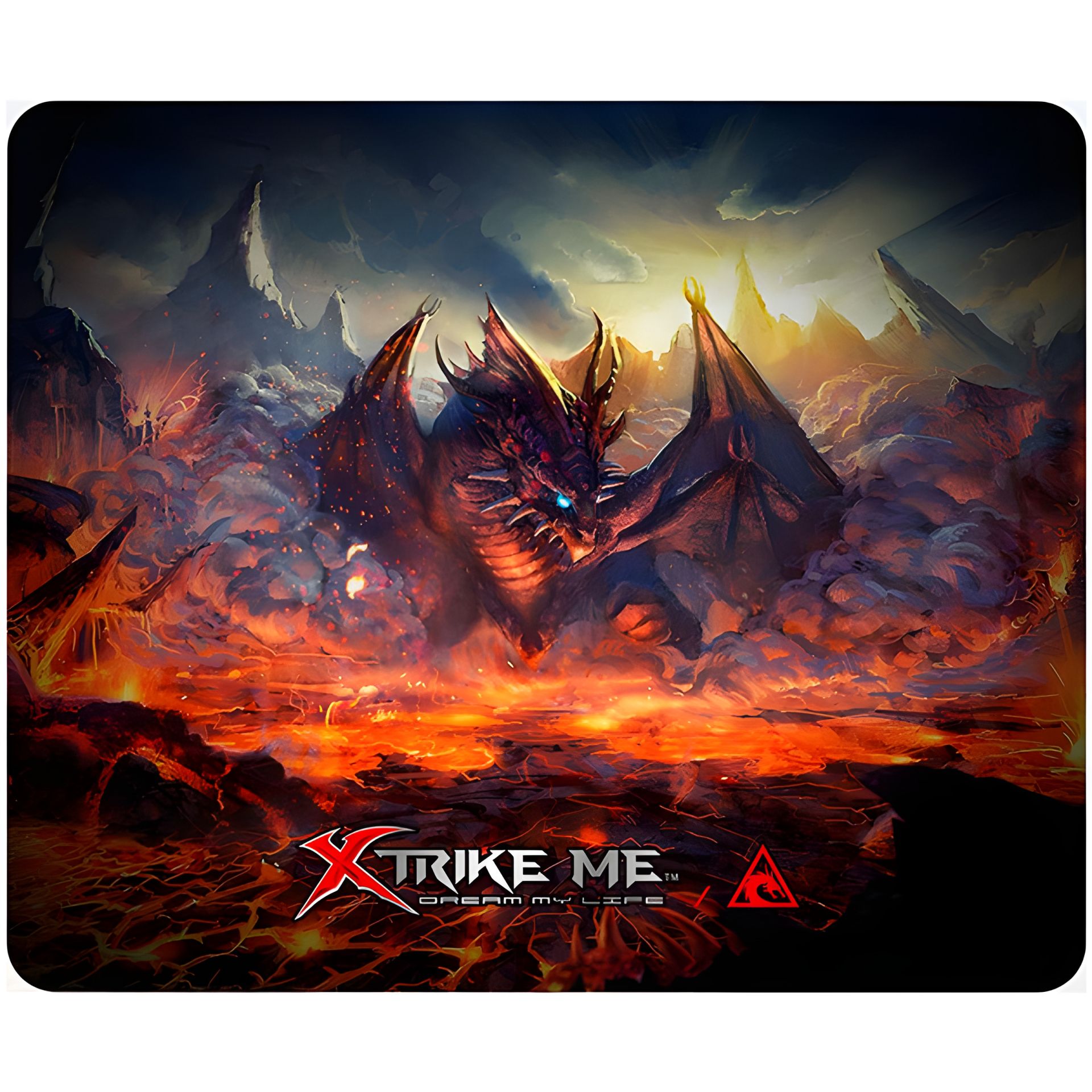 XTRIKE ME MP-002 Mouse Pad |320x270x2mm| black XTRIKE ME MP-002 Mouse Pad |320x270x2mm| black