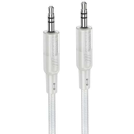 HOCO UPA27 Spirit Transparent AUX Audio Cable |1.2M| grey HOCO UPA27 Spirit Transparent AUX Audio Cable |1.2M| grey