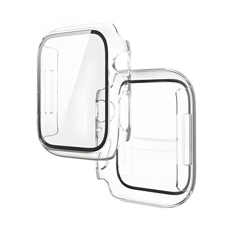 Бампер для Apple Watch HOCO iWatch7/8 WS3 Shadow чехол + пленка (45mm) прозрачный