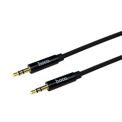 Кабель HOCO UPA19 AUX audio cable, 2m, black