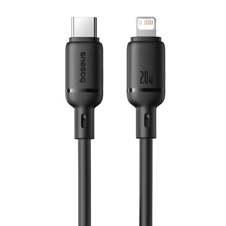 Baseus Silky Series Type-C to Lightning Cable 20W 1m Black P10377700113-00