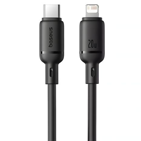 Baseus Silky Series Type-C to Lightning Cable 20W 2m Black P10377700113-01 Baseus Silky Series Type-C to Lightning Cable 20W 2m Black P10377700113-01