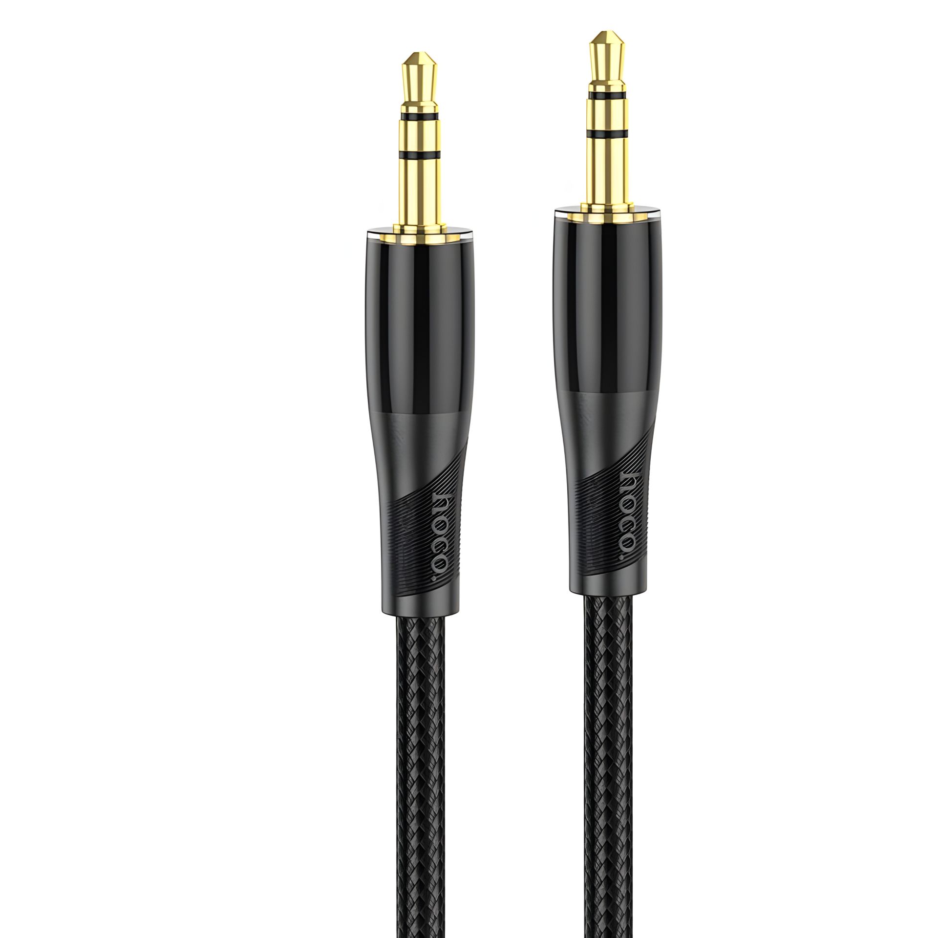 HOCO UPA25 Transparent Discovery Edition AUX Audio Cable |1M| black HOCO UPA25 Transparent Discovery Edition AUX Audio Cable |1M| black