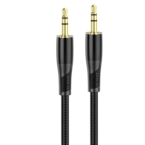 HOCO UPA25 Transparent Discovery Edition AUX Audio Cable |1M| black HOCO UPA25 Transparent Discovery Edition AUX Audio Cable |1M| black