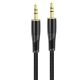 HOCO UPA25 Transparent Discovery Edition AUX Audio Cable |1M| black HOCO UPA25 Transparent Discovery Edition AUX Audio Cable |1M| black