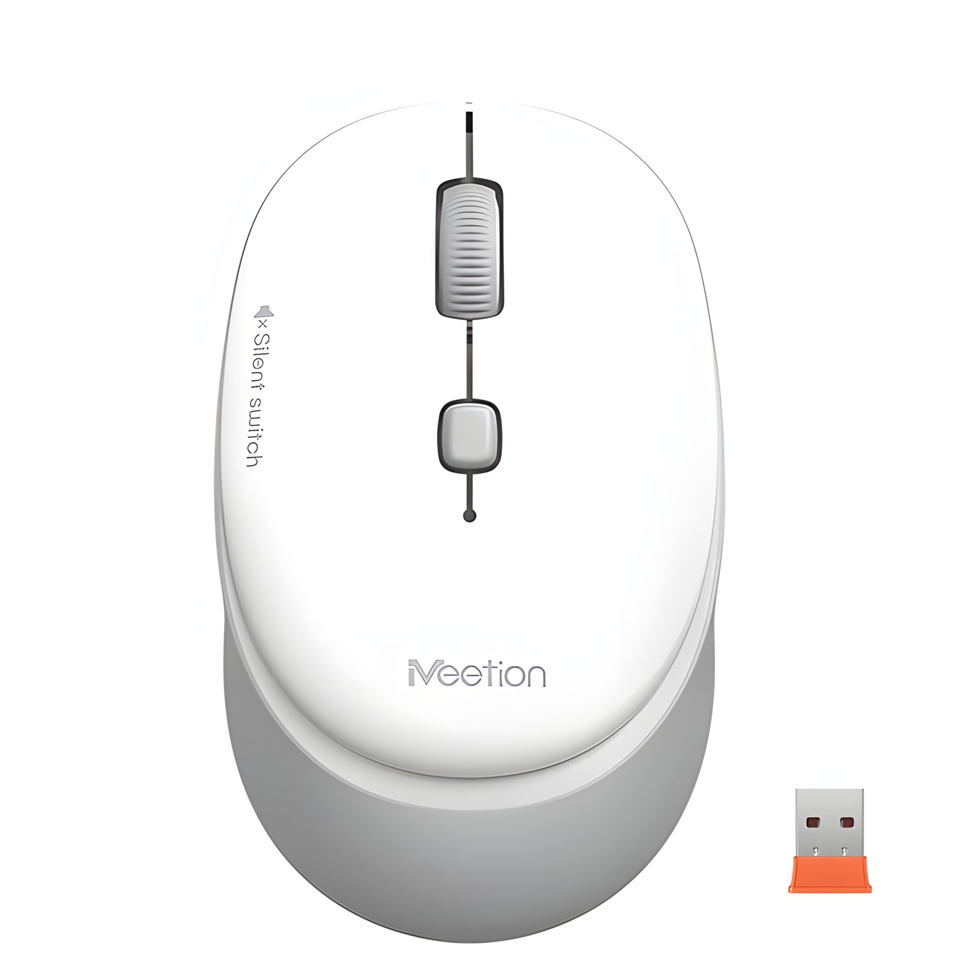 MEETION Office Wireless Mouse R571 |1000/1200/1600 DPI, AA Battery, 2.4G| white-grey MEETION Office Wireless Mouse R571 |1000/1200/1600 DPI, AA Battery, 2.4G| white-grey
