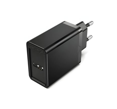 Vention EU-Plug 1-port USB Wall Charger (12W) Black (FAAB0-EU) Vention EU-Plug 1-port USB Wall Charger (12W) Black (FAAB0-EU)