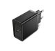 Vention EU-Plug 1-port USB Wall Charger (12W) Black (FAAB0-EU) Vention EU-Plug 1-port USB Wall Charger (12W) Black (FAAB0-EU)