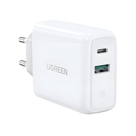 Зарядний пристрій 38W Type-C UGREEN CD170 Wall Charger EU (White) (UGR-60468)