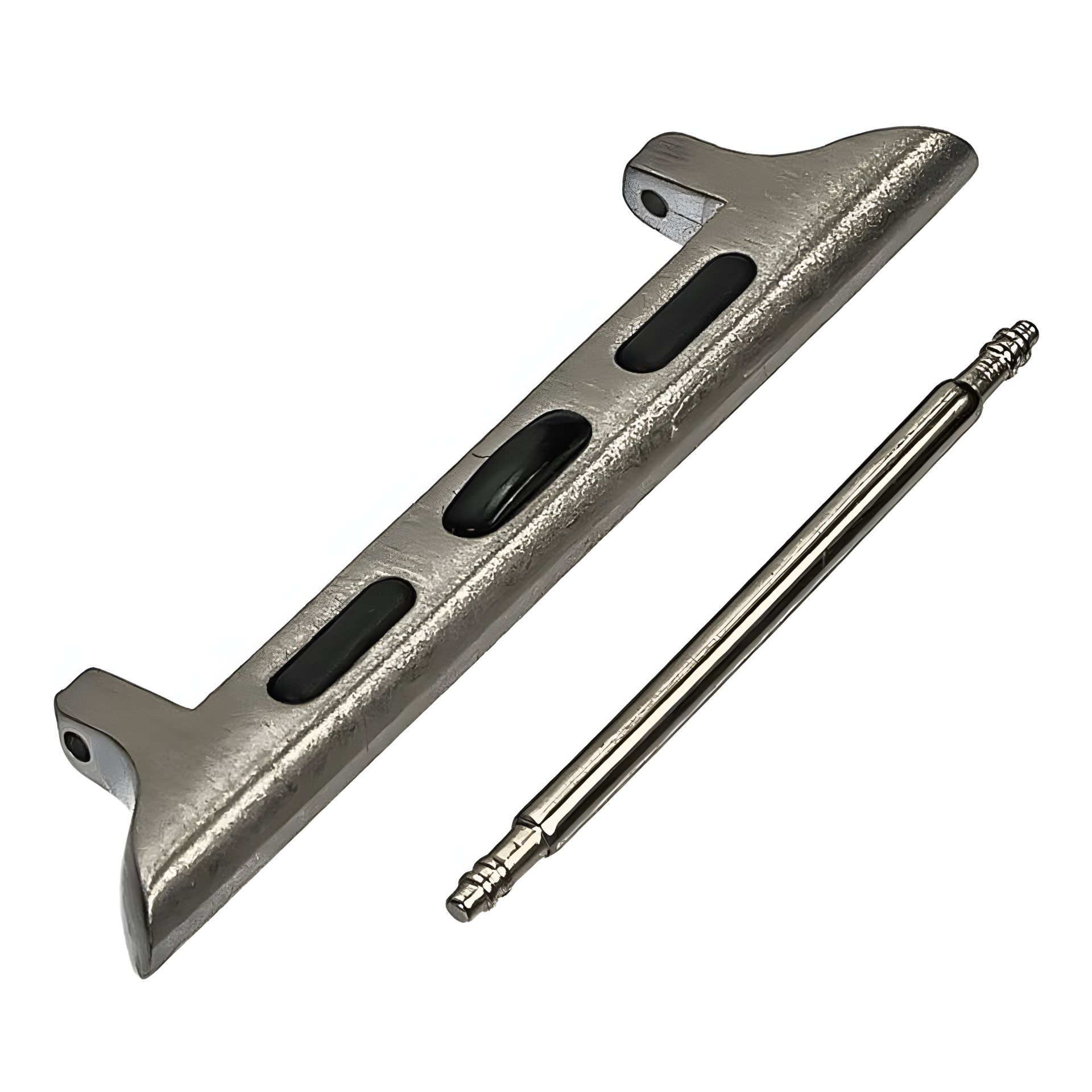 Сріблястий перехідник на універсальний ремінець для Apple Watch 42mm, 44mm на шпильці Сріблястий перехідник на універсальний ремінець для Apple Watch 42mm, 44mm на шпильці