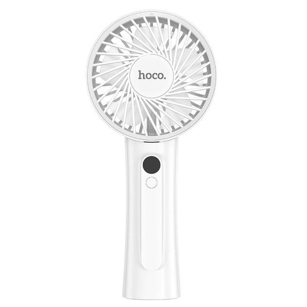 Ручний бездротовий вентилятор Hoco HX20, 1200mAh, 2W, 1-6h, white Ручний бездротовий вентилятор Hoco HX20, 1200mAh, 2W, 1-6h, white