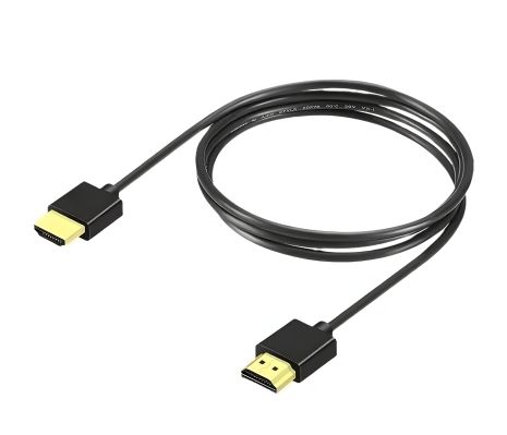 Тонкий HDMI кабель Slim / 2K 144Hz (4K 60Hz) / 3.2mm, 1m чорний Тонкий HDMI кабель Slim / 2K 144Hz (4K 60Hz) / 3.2mm, 1m чорний