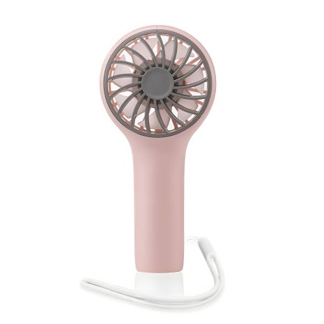 Розовый беспроводной вентилятор GXQC N605, ручной Розовый беспроводной вентилятор GXQC N605, ручной