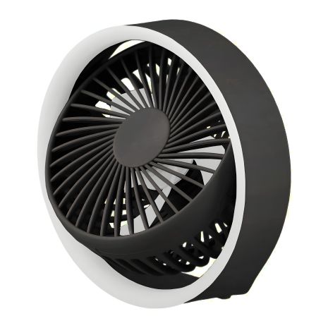 Черный настольный вентилятор GXQC N601, беспроводной