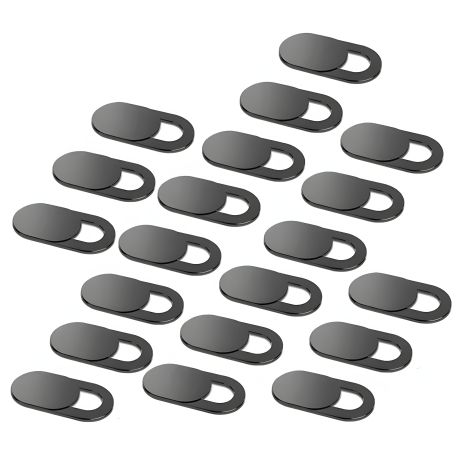 Шторки для веб-камери темно-сірі на скотчі 20шт