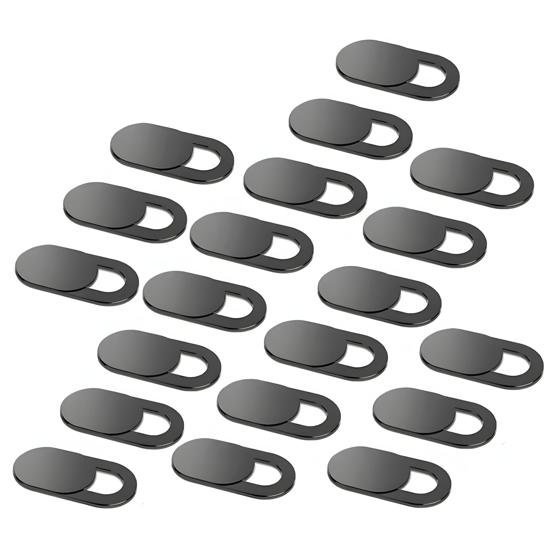 Шторки для веб-камери темно-сірі на скотчі 20шт Шторки для веб-камери темно-сірі на скотчі 20шт