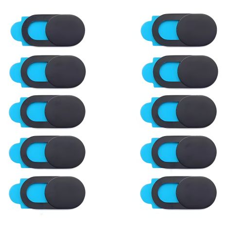 Шторки для веб-камери темно-сірі на скотчі 10шт