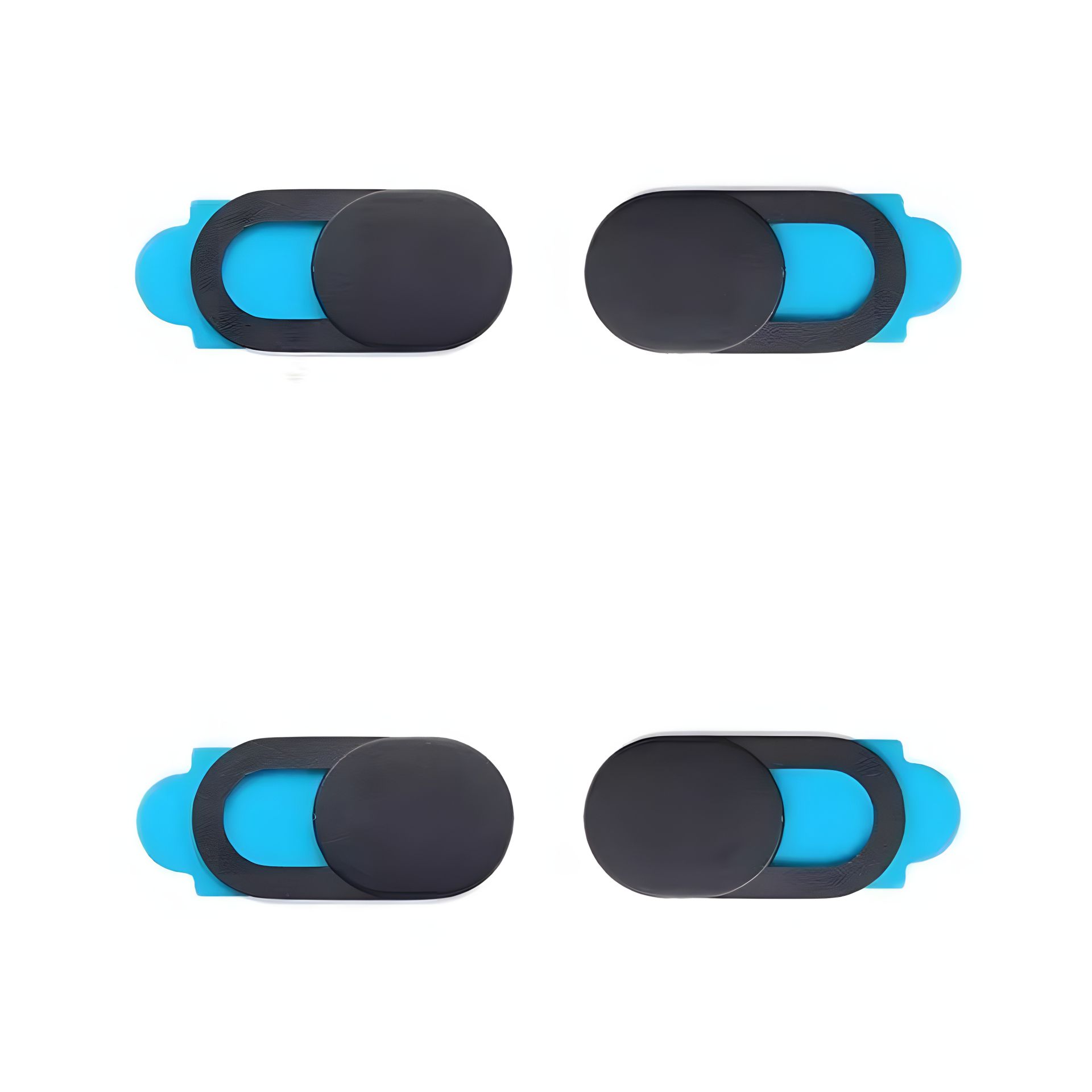 Шторки для веб-камери темно-сірі на скотчі 4шт Шторки для веб-камери темно-сірі на скотчі 4шт