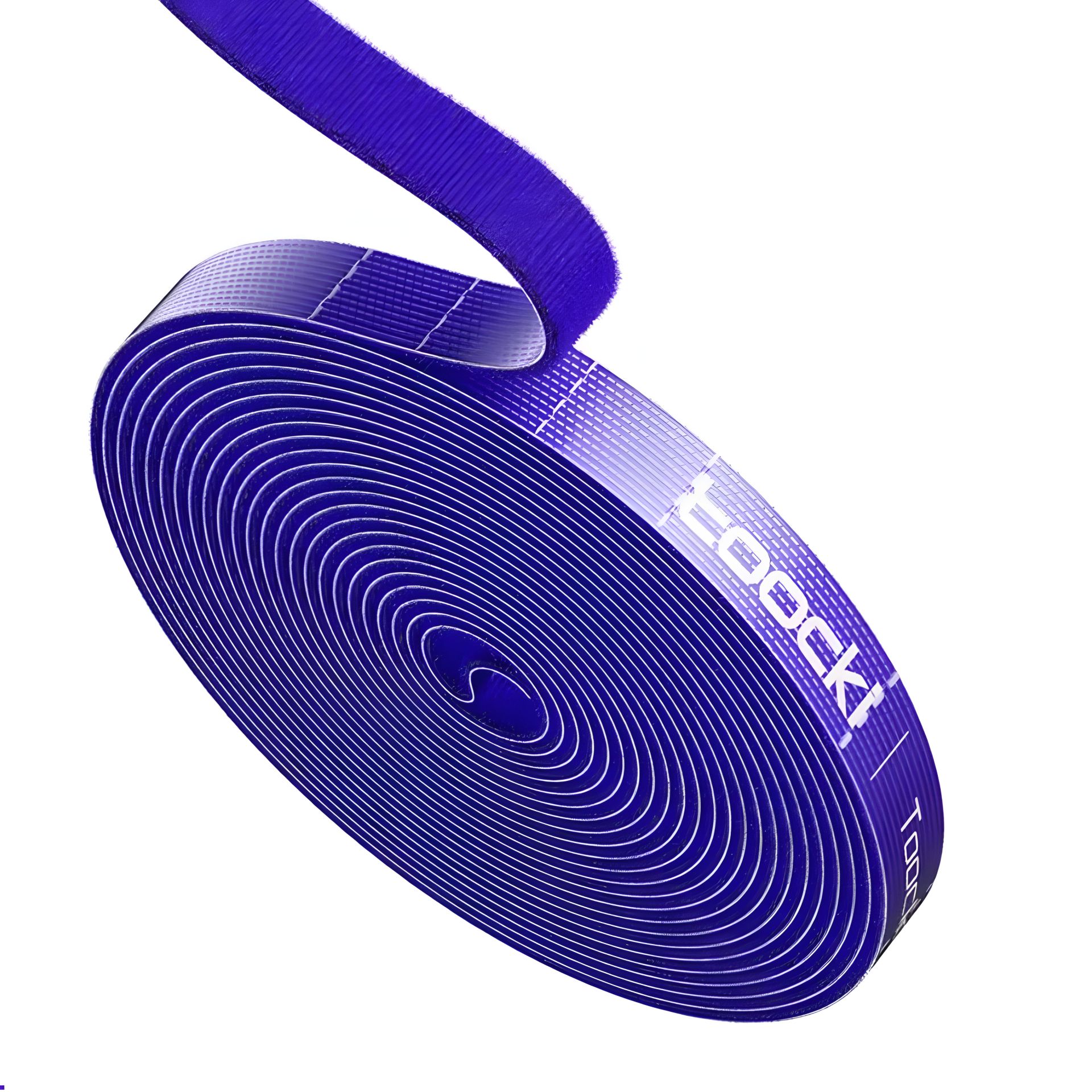Toocki липучка для проводов - кабельный органайзер, 10 мм x 5 м, Blue Toocki липучка для проводов - кабельный органайзер, 10 мм x 5 м, Blue