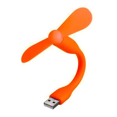 Оранжевый мобильный вентилятор USB, для повербанка, ноутбука Оранжевый мобильный вентилятор USB, для повербанка, ноутбука