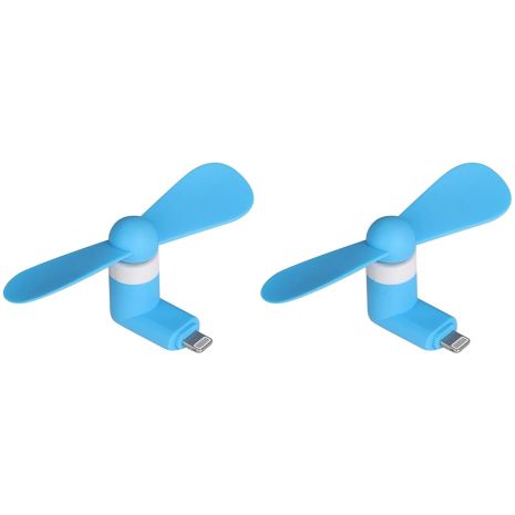 Мобильный вентилятор Lightning синий, комплект 2шт Мобильный вентилятор Lightning синий, комплект 2шт