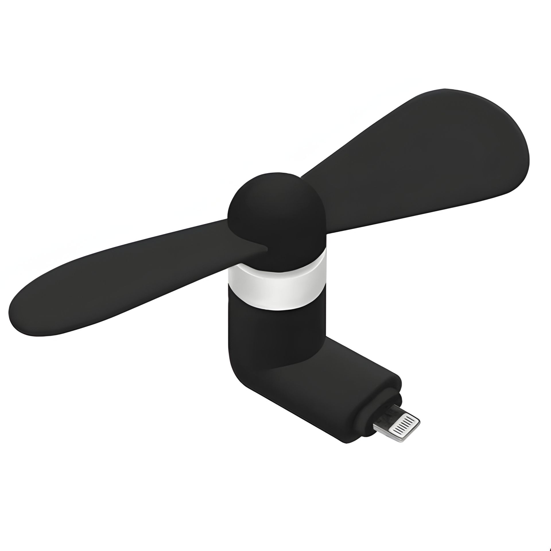 Мобільний вентилятор Lightning чорного кольору Мобільний вентилятор Lightning чорного кольору