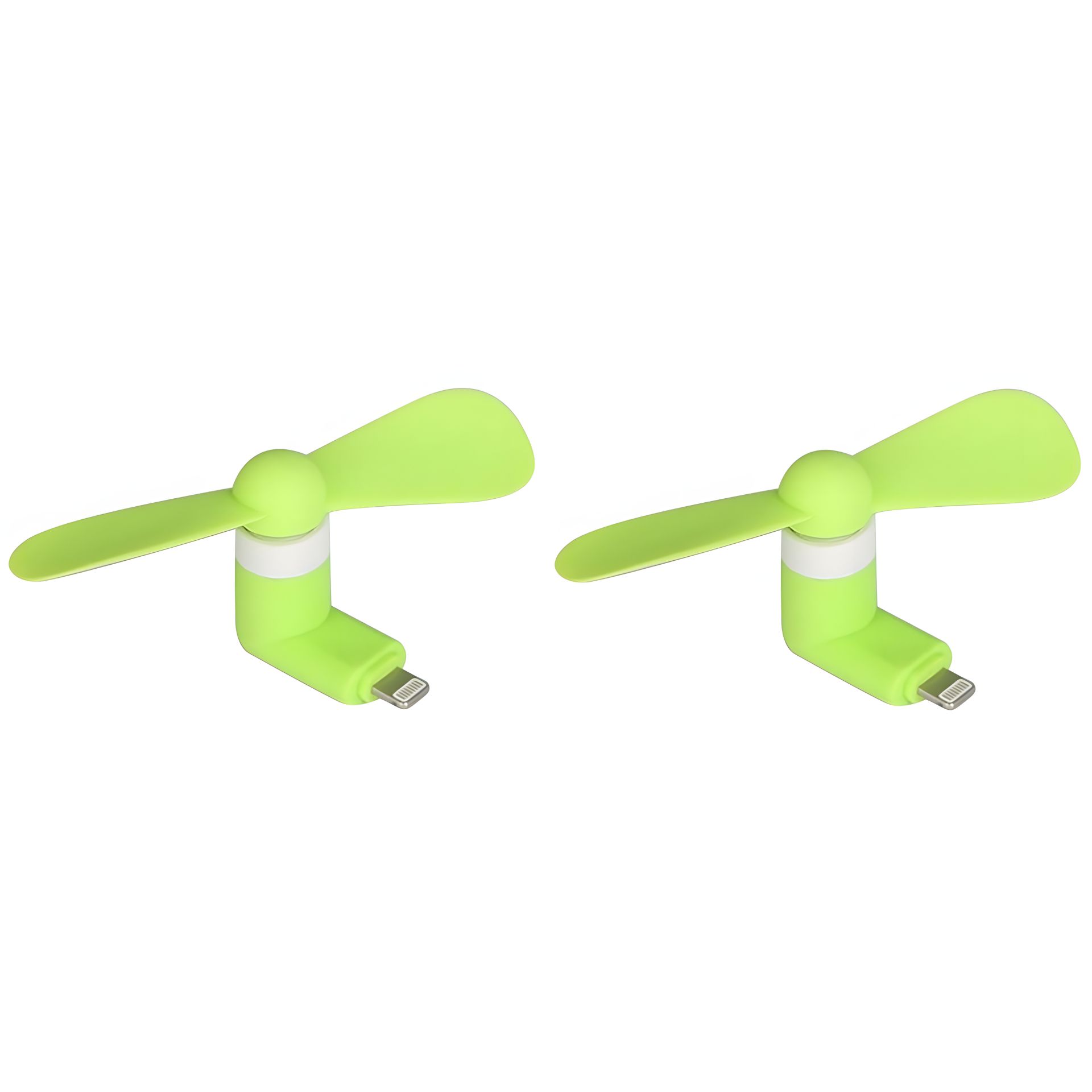 Мобільний вентилятор для Lightning, зелений, комплект 2шт Мобільний вентилятор для Lightning, зелений, комплект 2шт