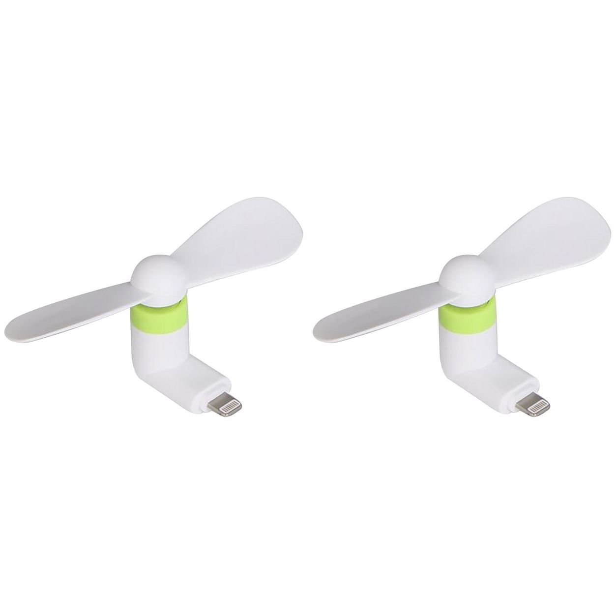 Мобильный вентилятор Lightning бело-зеленый, комплект 2шт Мобильный вентилятор Lightning бело-зеленый, комплект 2шт
