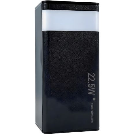 Повербанк WUW Y55, черный, быстрая зарядка PD 22.5W, 50000mAh