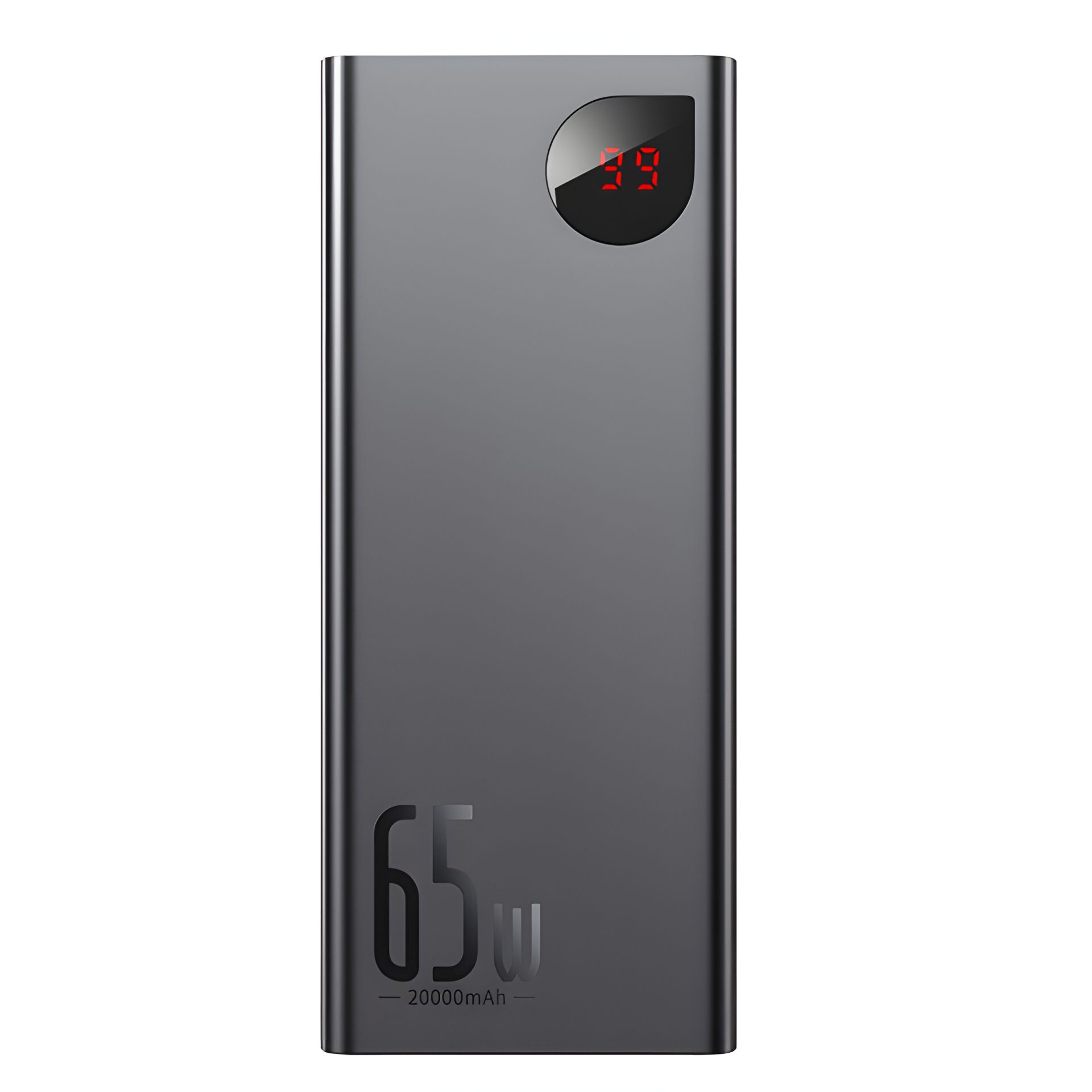 Повербанк Baseus Adaman Metal Digital Display, Quick Charge, 20000mAh, 65W, Black, PPIMDA-D01 Повербанк Baseus Adaman Metal Digital Display, Quick Charge, 20000mAh, 65W, Black, PPIMDA-D01