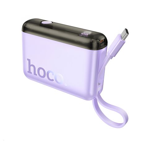 HOCO J139 Hero fully compatible 22.5W+PD20W power bank(Type-C) (10000mAh) Purple Повербанк