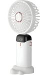 Ручной вентилятор N15 аккумуляторный 1800mAh с подставкой под телефон портативный type-c White