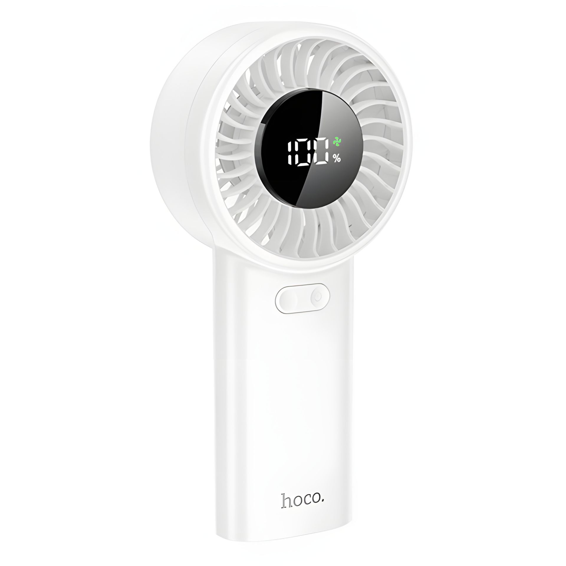HOCO HX62 Endless портативний вентилятор, handheld fan, 45dB, 3W, 6000mAh, 5-17h, White HOCO HX62 Endless портативний вентилятор, handheld fan, 45dB, 3W, 6000mAh, 5-17h, White