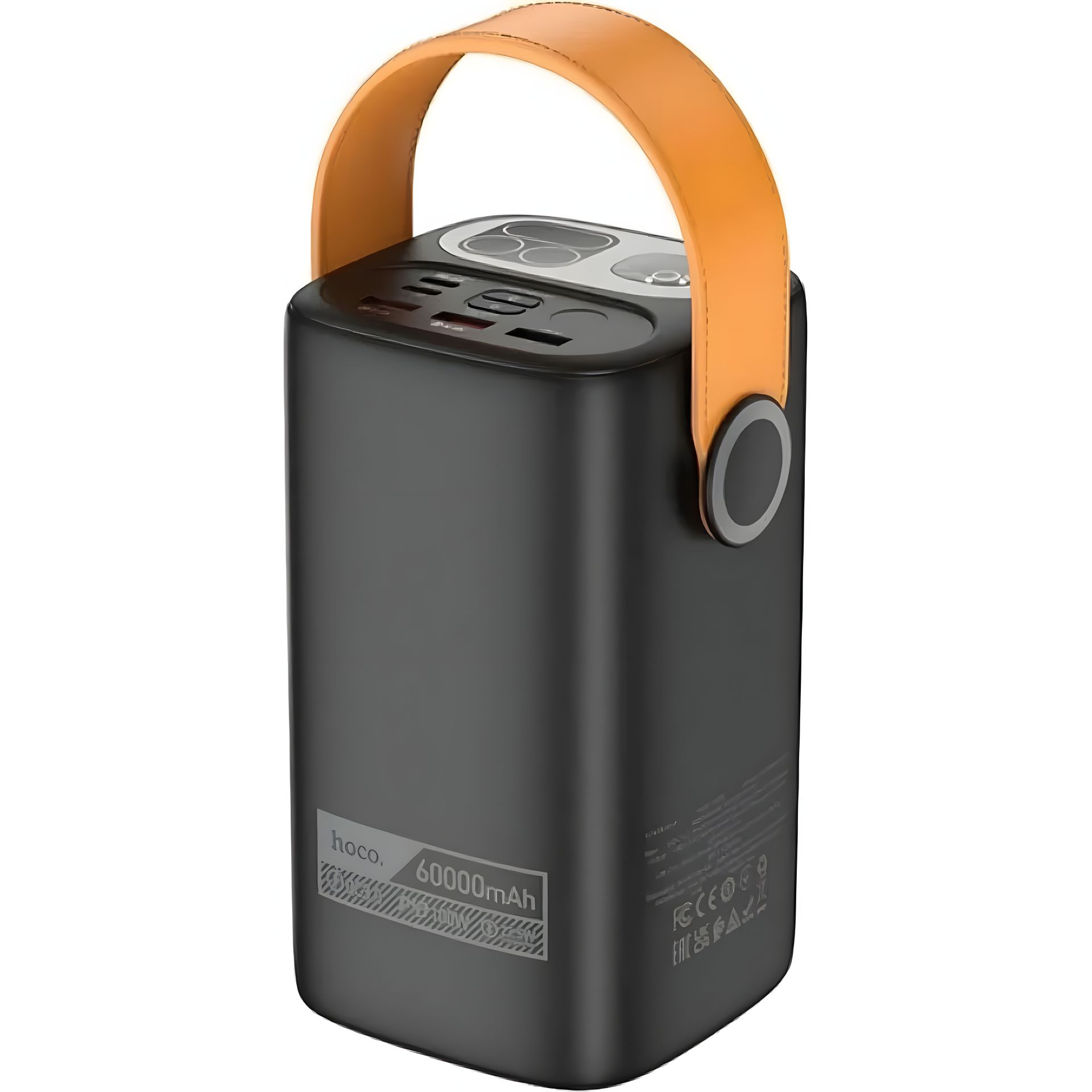 Повербанк Hoco DB160 Astrum PD100W совместимый 60 000mAh Black Повербанк Hoco DB160 Astrum PD100W совместимый 60 000mAh Black