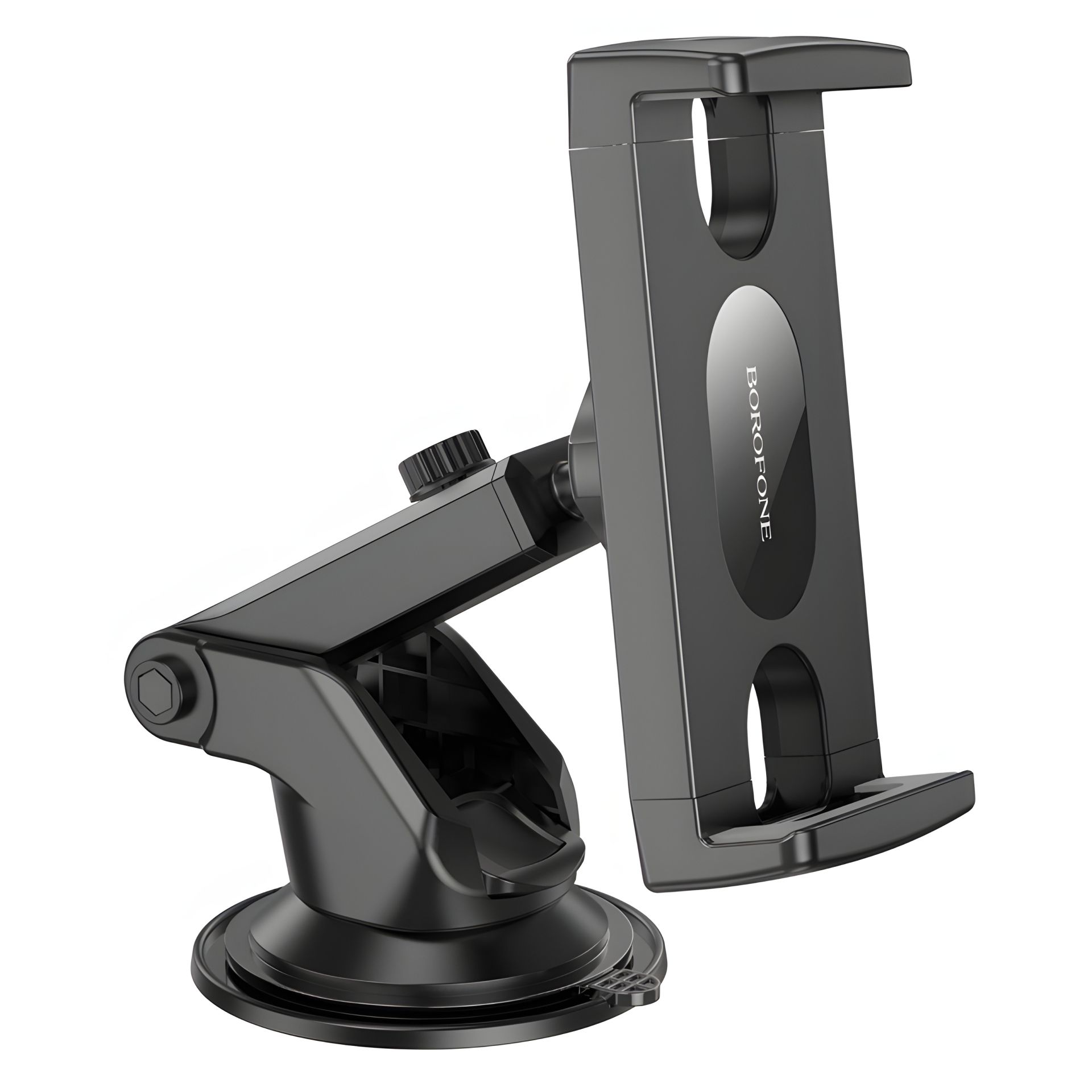 Автодержатель Borofone BH100 Airy для планшетов 4.7-12.9 дюйма (120-250mm), черный Автодержатель Borofone BH100 Airy для планшетов 4.7-12.9 дюйма (120-250mm), черный