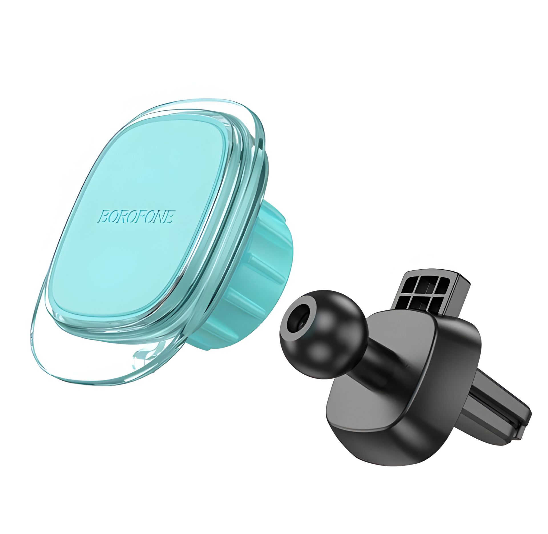 Магнитный автодержатель Borofone BH82 Clear, бирюзовый Магнитный автодержатель Borofone BH82 Clear, бирюзовый