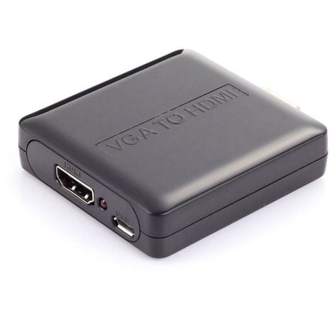 Конвертер PowerPlant HDMI - VGA + R/L (HDCVGA02-M) Конвертер PowerPlant HDMI - VGA + R/L (HDCVGA02-M)