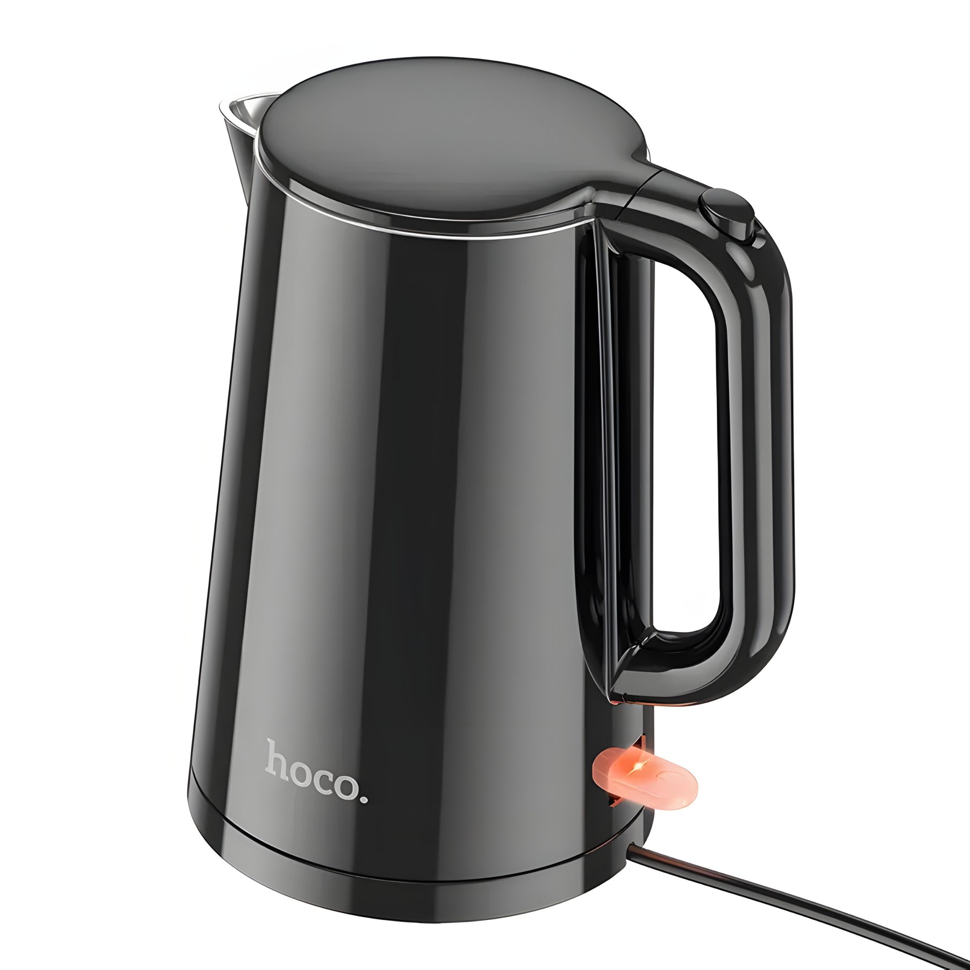 HOCO HE11 Електрочайник, 1.7L, 1500-1800W, 0.75m, Electric Kettle (EU) Black HOCO HE11 Електрочайник, 1.7L, 1500-1800W, 0.75m, Electric Kettle (EU) Black