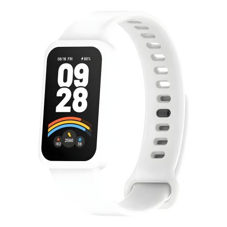 Ремешок для Xiaomi Mi Band 9 Активный Белый Дизайн Оригинал Ремешок для Xiaomi Mi Band 9 Активный Белый Дизайн Оригинал