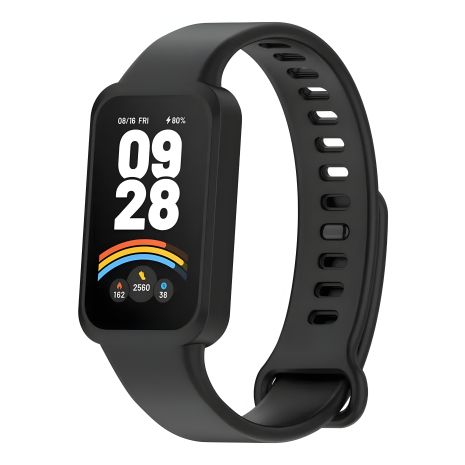 Ремешок для Xiaomi Mi Band 9 Активный Чёрный Дизайн Оригинал Ремешок для Xiaomi Mi Band 9 Активный Чёрный Дизайн Оригинал