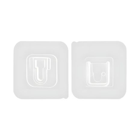 Крепление универсальное клейкое квадратное двух частей, прозрачное UGH01T