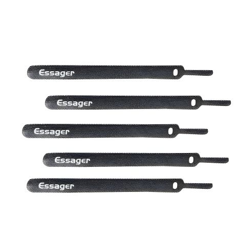 Essager KBC01 Органайзер для кабеля с липучкой, комплект 20шт, черный Essager KBC01 Органайзер для кабеля с липучкой, комплект 20шт, черный