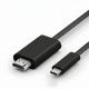 Кабель HDMI-адаптер Type-C to 4K 30Hz, 2K 75Hz 1.8m, пластик, нейлон, черный (TH001-PN18K-430)