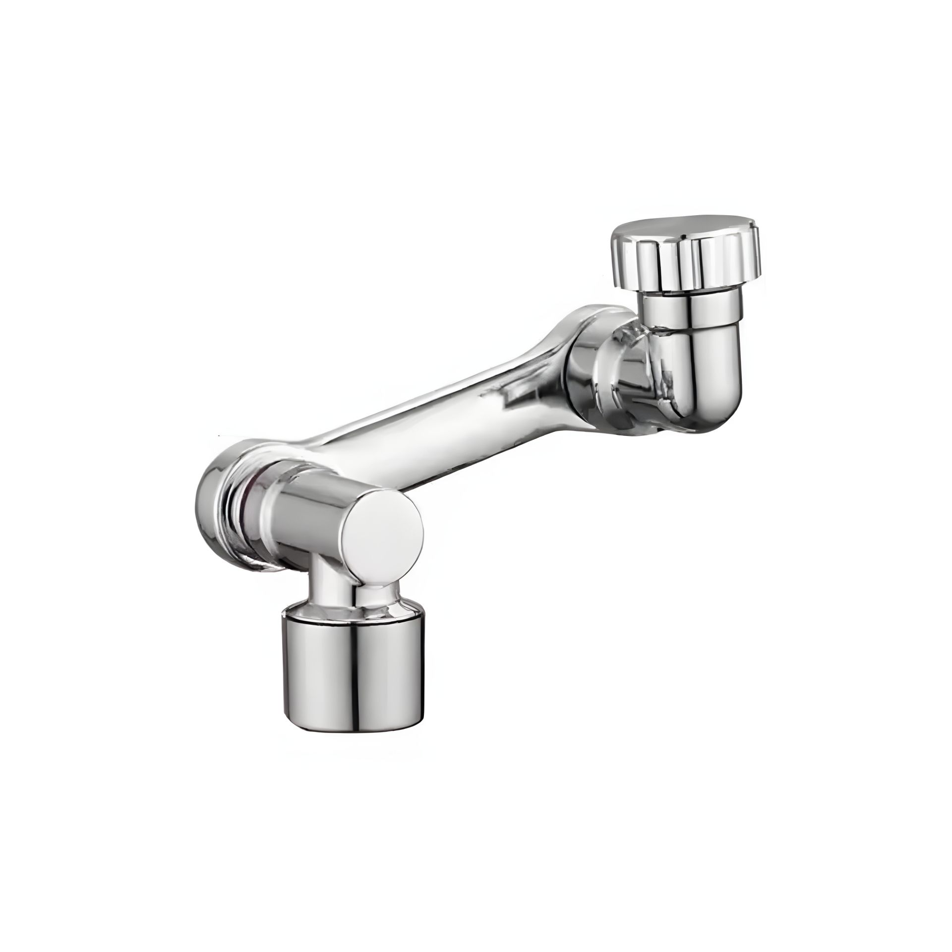 Насадка-подовжувач для крана універсальна, поворотна, "роборука", 1080°, пластик, silver Насадка-подовжувач для крана універсальна, поворотна, "роборука", 1080°, пластик, silver